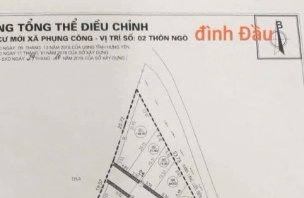 Bán lô góc đất đấu giá Phụng Công diện tích 71m mặt tiền bám đường 18m giá đầu tư